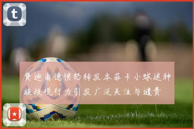费迪南德愤怒转发本菲卡小球迷种族歧视行为引发广泛关注与谴责
